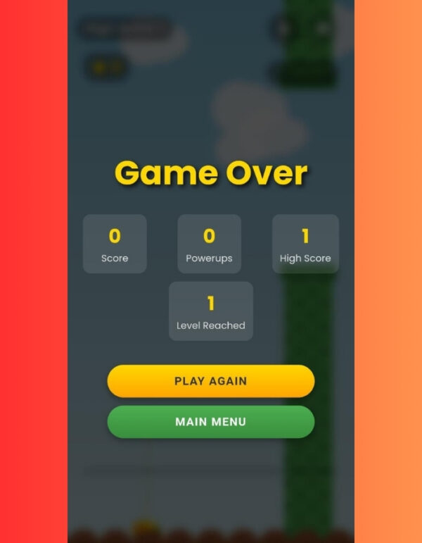 Sky Soarer Game - HTML5