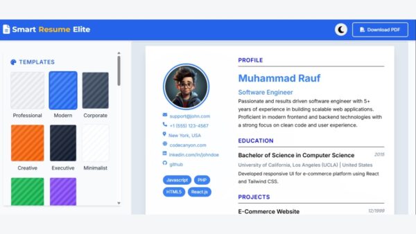 Smart Resume Elite – Professional Resume Builder