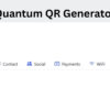 Quantum QR Generator