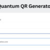 Quantum QR Generator