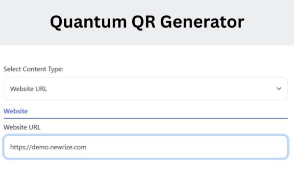 Quantum QR Generator