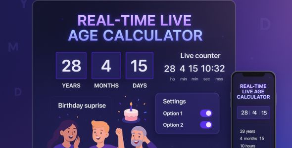 Live Age Calculator