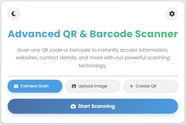 Advance QR Code Scanner
