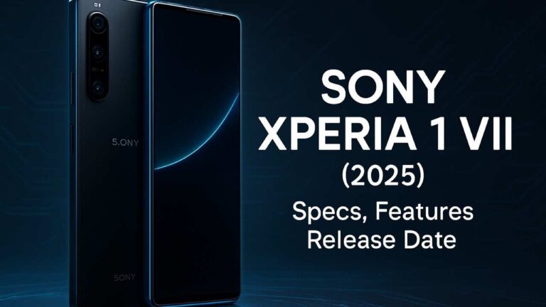 Sony Xperia 1 VII (2025), Specs, Features, Release Date