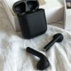 i 12 black Two Airpods Wireless Bluetooth Hand Free