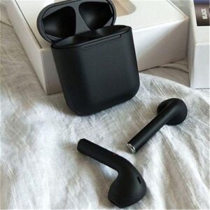 i 12 black Two Airpods Wireless Bluetooth Hand Free