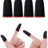 Gaming Finger Sleeves 4Pcs (2 Pair) Anti-Slip Touchscreen Gloves