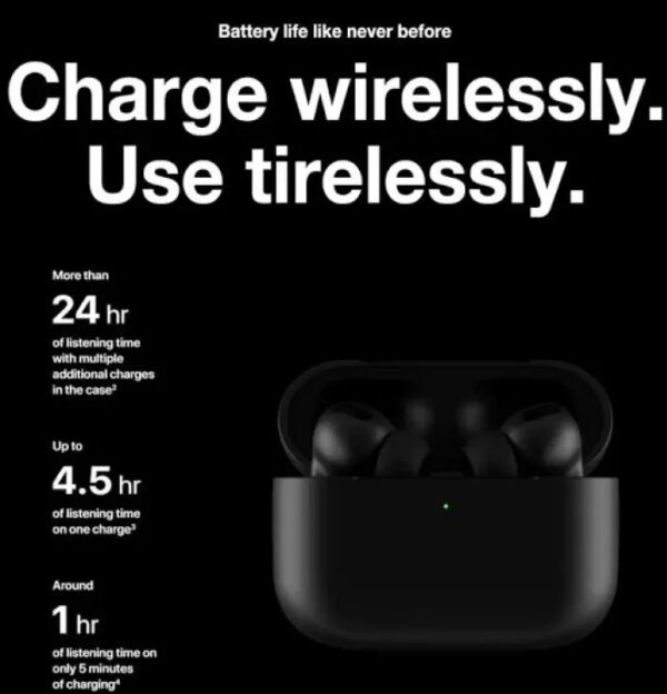 AirPods Pro Wireless Earbuds – Bluetooth 5.0, Deep Bass, Pop-Up Feature  with Charging Case