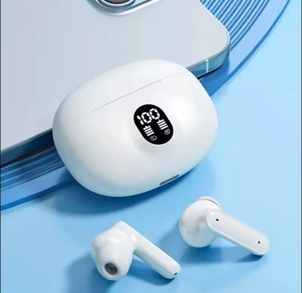 TWS Wireless Earbuds with LED Display & ENC Noise Cancellation