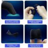 Gaming Finger Sleeves 4Pcs (2 Pair) Anti-Slip Touchscreen Gloves