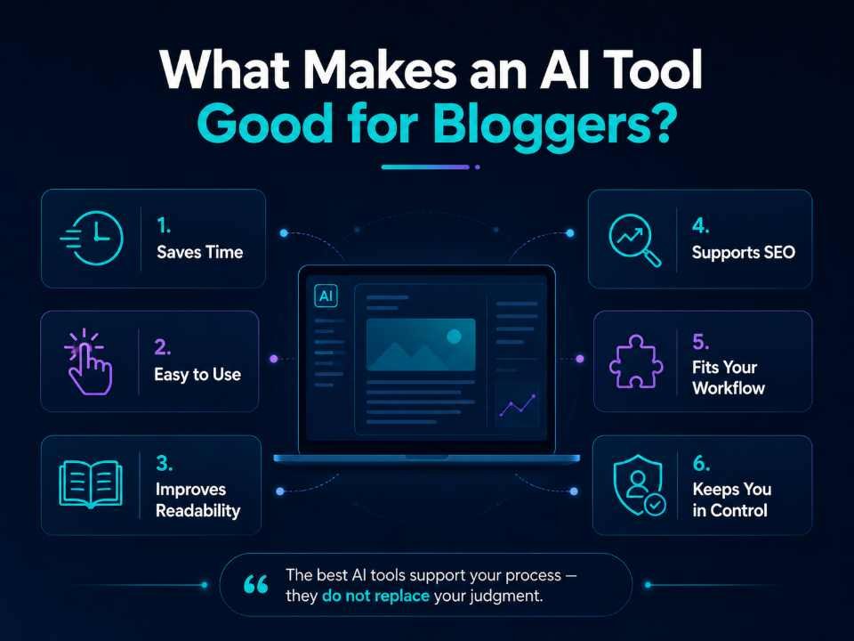 What Makes an AI Tool Good for Bloggers?