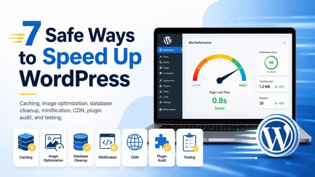 7 safe ways to speed up wordpress