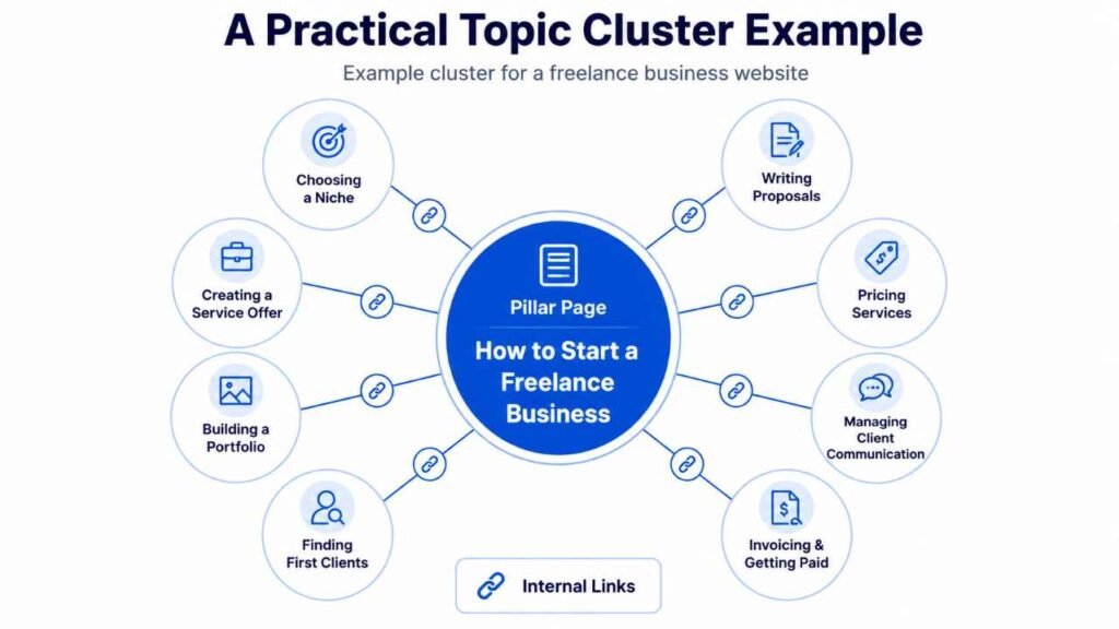 A Practical Topic Cluster Example