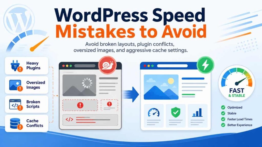 Common WordPress Speed Mistakes